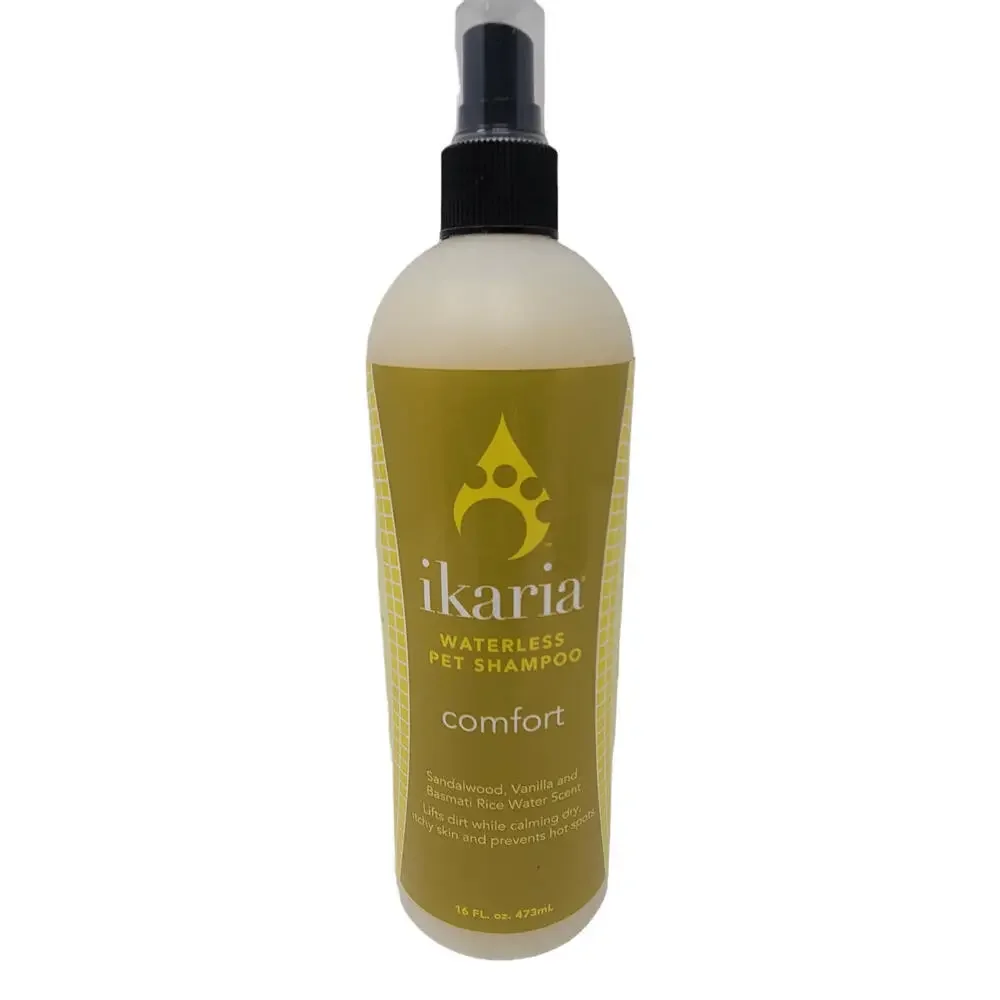 Ikaria Pet Dog Cat Coat Mist 16 oz Comfort Soften Coat Sandlewood Vanilla Scent